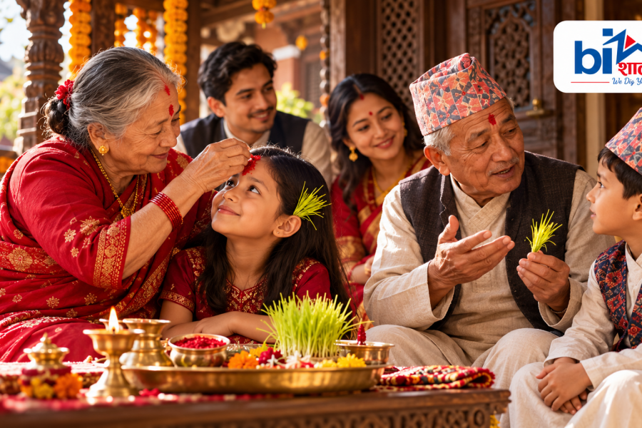 निधारको टीकासँगै पुस्तामा सर्दै छ संस्कृति : नयाँ पुस्तालाई दशैंको अर्थ कसले बुझाउने ?