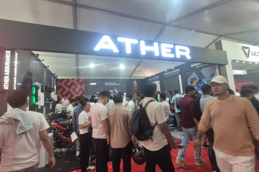 नाइमा मोबिलिटी एक्स्पोमा एथरको ५०० बढी बुकिङ, नयाँ ‘ओभरटोन सिरिज’मा आकर्षण