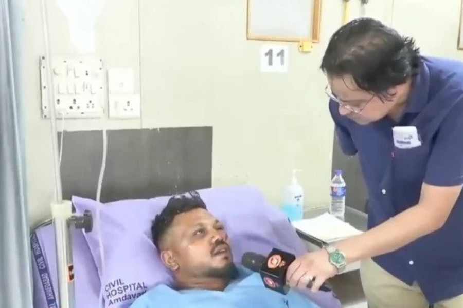 अहमदाबाद विमान दुर्घटनामा बाच्न सफल एकमात्रै व्यक्ति भन्छन्, ‘कसरी बाँचे विश्वास नै लागिरहेको छैन’