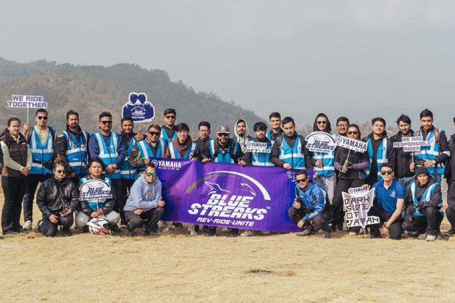 यामाहा ब्लु स्ट्रिक्सको जर्सिङपौवा राइडमा ३५ जना राइडर सहभागी, रेसिङ च्याम्पियनसँग विशेष भेटघाट