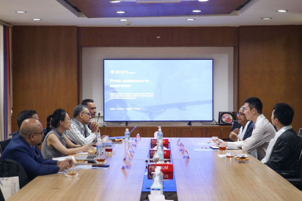 हिमालय एअरलाइन्सद्वारा उमेरमैत्री हवाई यात्रासम्बन्धी संवादका लागि विशिष्ट प्रतिनिधिमण्डलको स्वागत