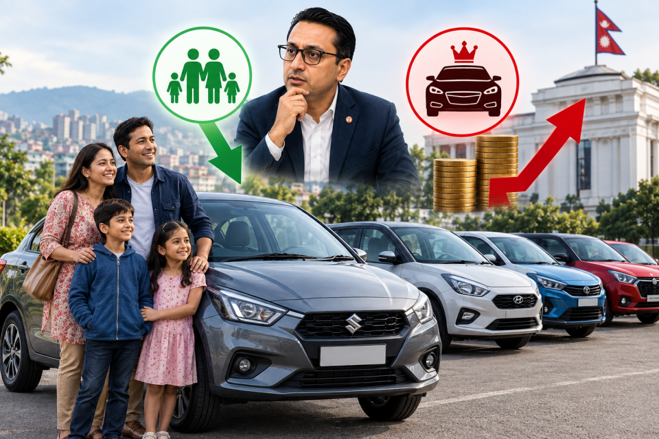 अर्थमन्त्रीको दाबी विपरीत ५० लाख मुनिका गाडीको मूल्य घटेन, केही ब्रान्ड झन् महँगा