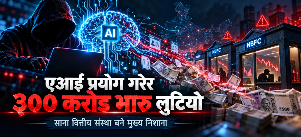 एआई प्रयोग गरेर ३०० करोड भारु लुटियो, साना वित्तीय संस्था बने मुख्य निशाना