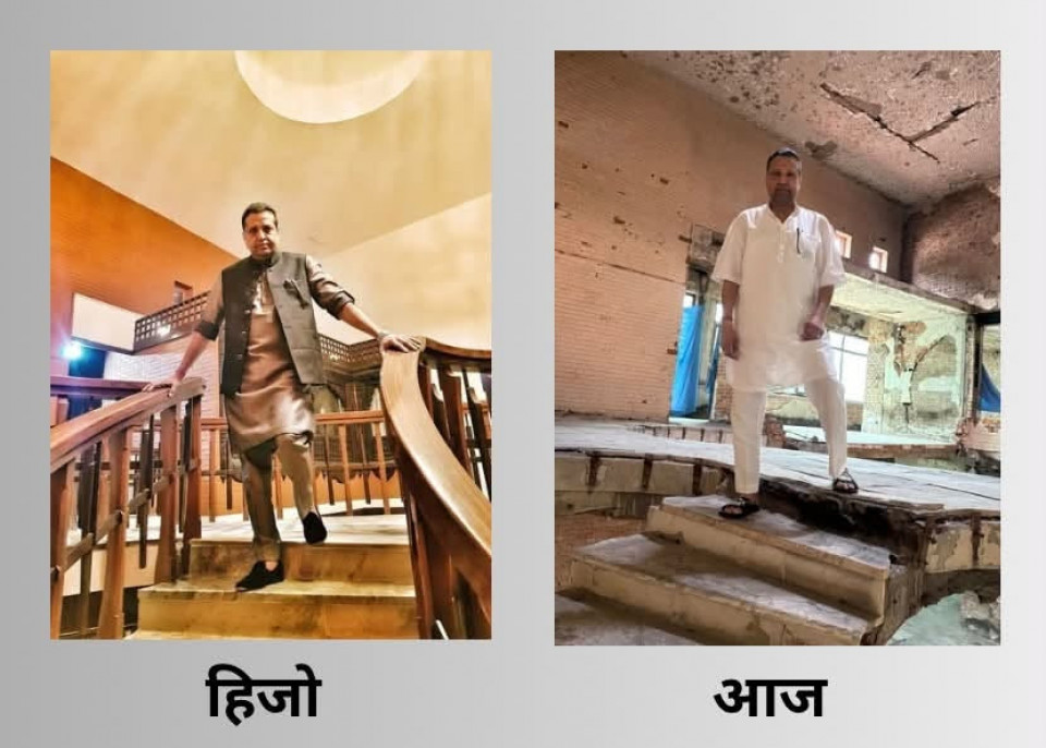 घरसँगै जले पाँच दशकका अक्षर, खरानीमाझ बसन्त चौधरीको ‘शब्द तर्पण’