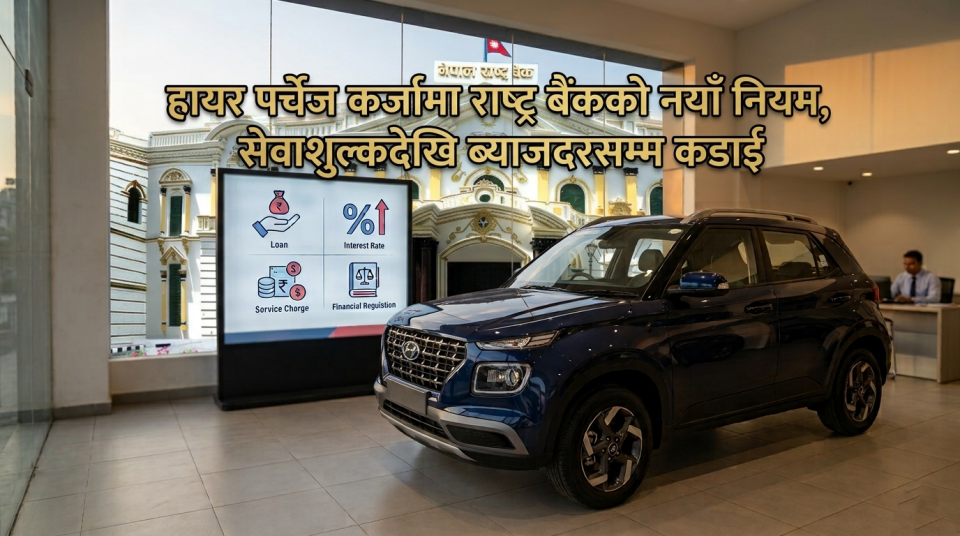 हायर पर्चेज कर्जामा राष्ट्र बैंकको नयाँ नियम, सेवाशुल्कदेखि ब्याजदरसम्म कडाई
