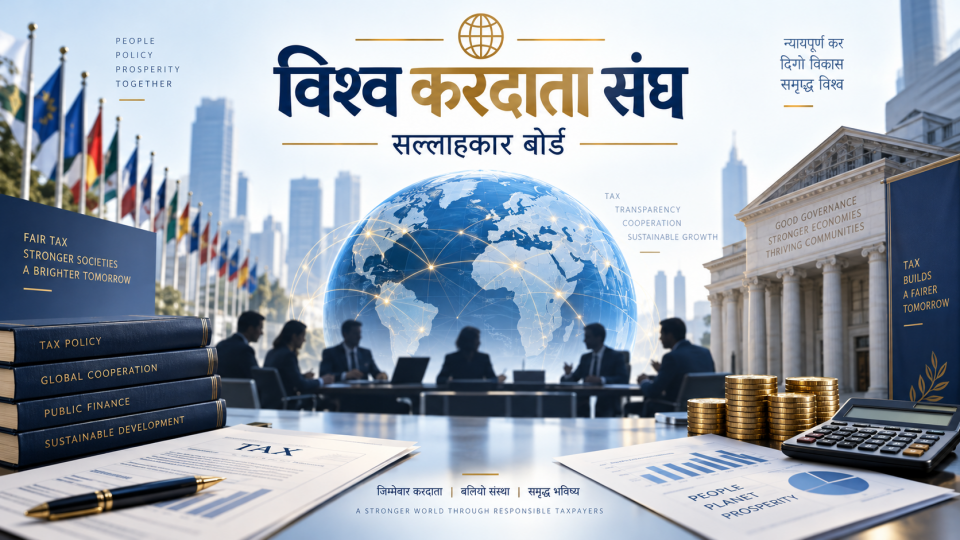 विश्व करदाता संघको सल्लाहकार बोर्डमा गोविन्द शर्मा गैह्रे नियुक्त