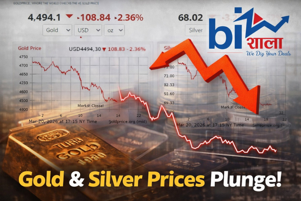 सुनचाँदीमा फेरि जान थाल्यो पहिरो, कतिसम्म घट्ला ?