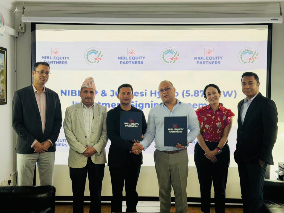 एनआईबीएल इक्वीटीको सोलुखुम्बु जलविद्युत् आयोजनामा १५ करोड लगानी, ७५% निर्माण सकियो