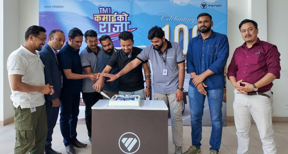 नेपालमा टीएमवानका १०० भन्दा बढी युनिट बिक्री