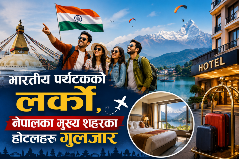 भारतीय पर्यटकको उभारले होटल उद्योगमा ‘बुम’