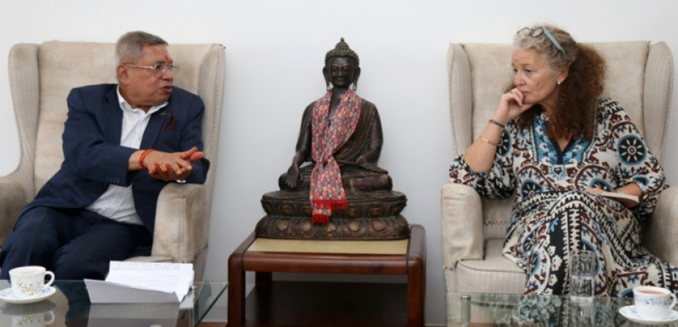 चेम्बर अध्यक्ष अग्रवाल र नेपालस्थित संयुक्त राष्ट्रसंघीय आवासीय संयोजक याहियाबीच भेटवार्ता