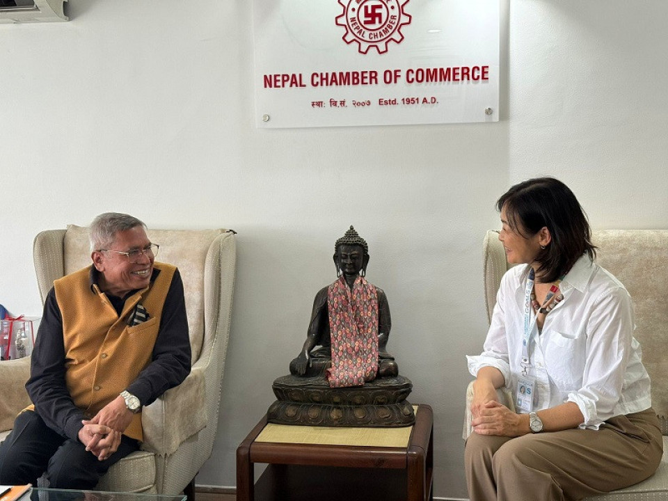 जलवायु परिवर्तनले व्यवसायमा पार्ने असर न्यूनीकरण गर्न चेम्बर र युएनडीपीबीच सहकार्यको समझदारी