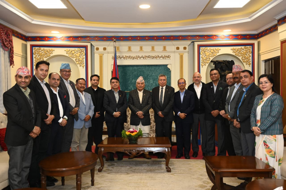 राष्ट्रपति पौडेलद्वारा निजी क्षेत्रलाई आश्वासन : “राज्य तपाईंहरूको साथमा छ”