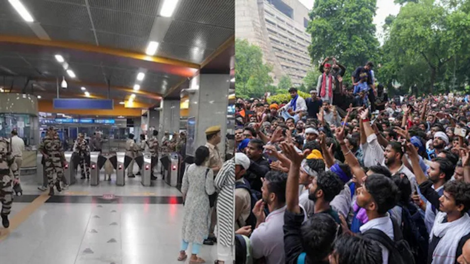 दिल्ली आन्दोलनको असरः १६ मेट्रो स्टेसन बन्द, दुई हजार सुरक्षाकर्मी थपिँदै