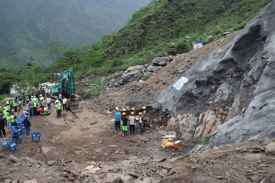 म्याग्दीमा १८० मेगावाटको कालीगण्डकी गर्ज जलविद्युत् आयोजना अघि बढ्यो, सुरुङ निर्माण कार्य औपचारिक रूपमा शुरु