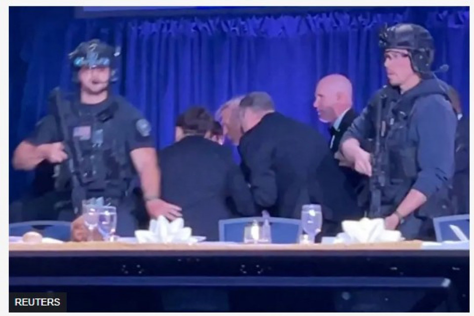 ह्वाइट हाउसमा हड्कम्प, संदिग्ध आक्रमणपछि ट्रम्प सुरक्षित