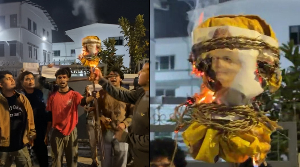 एमालेभित्र 'युवा विद्रोह' चर्कियो, महासचिवको पुतला दहन