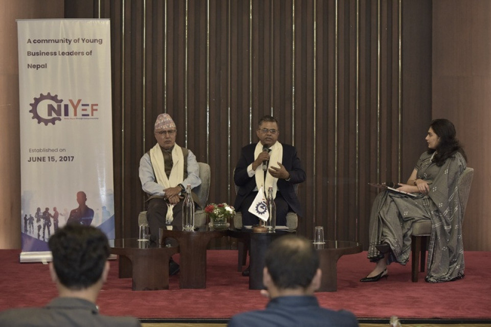 सीएनआई युवा उद्यमी मञ्चद्वारा नेपालको आर्थिक र औद्योगिक अवस्थाबारे उच्चस्तरीय छलफल
