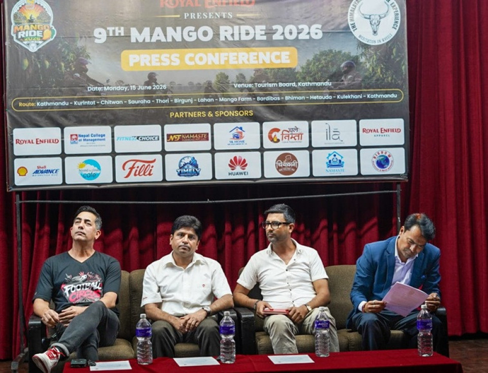 मोटरसाइकल यात्रामार्फत् नेपालको पर्यटन प्रवर्द्धन गर्न ‘म्याङ्गो राइड’२०२६ हुँदै