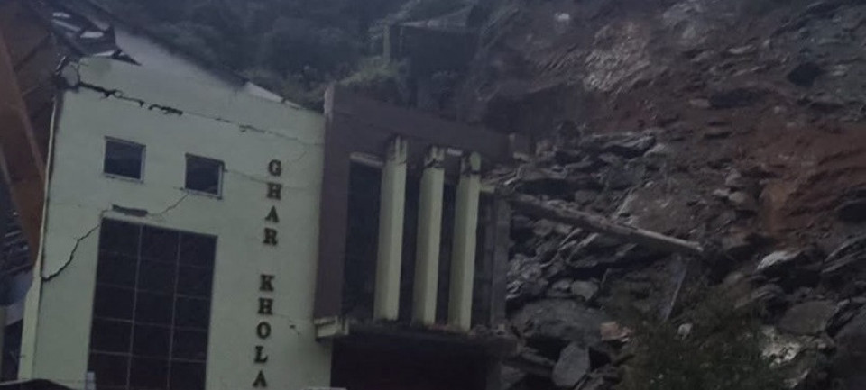 म्याग्दीको घारा हाइड्रोपावरमा पहिरो, एक जना बेपत्ता र एक घाइते