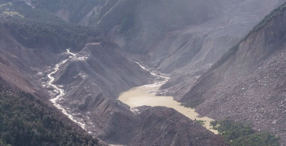 चीनतर्फ बनेको ठूलो ताल फुट्यो, रसुवामा उच्च सतर्कता अपनाउन आग्रह