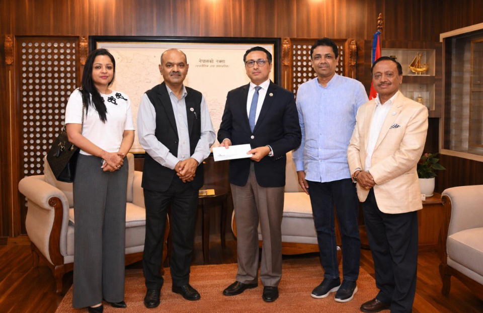 भोटेकोशी बाढीपीडितका लागि बीएलसी ग्लोबल होल्डिङ्सको ३ करोड ३६ लाख सहयोग