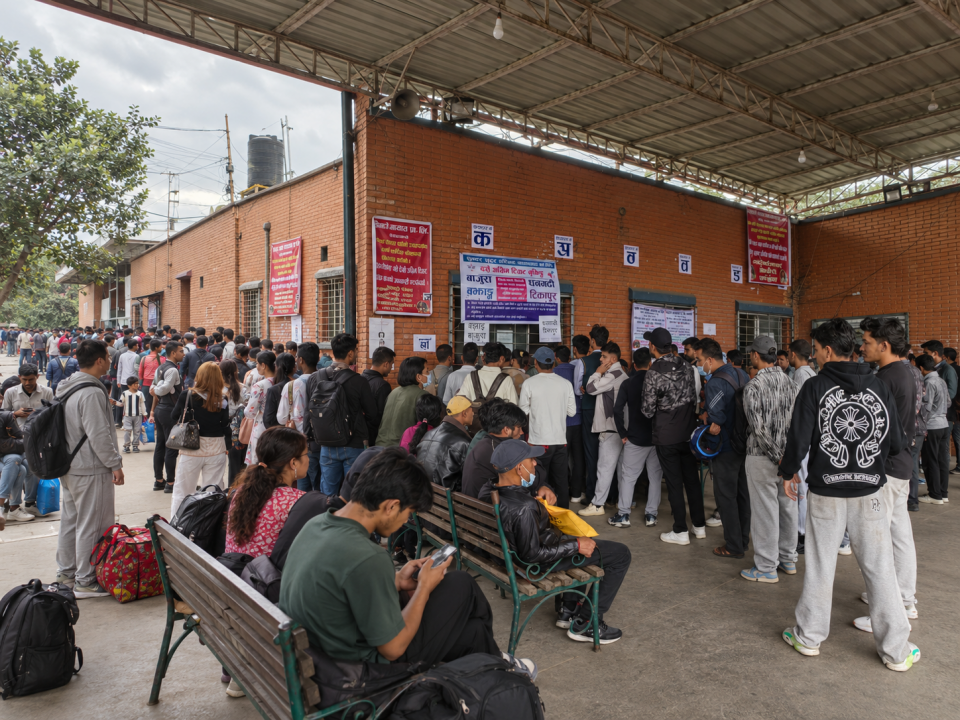 दशैंको अग्रिम टिकट खुल्नेबित्तिकै बसपार्कमा भीड, यात्रुको गुनासो– ‘सिट छैन, भाडा पनि महँगियो’