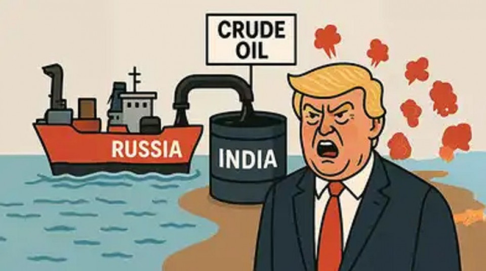 ट्रम्पको ट्यारिफ पछि भारतले अमेरिकाबाट कच्चा तेलको खरिद दोब्बरले बढायो, रुसबाट ठप्प