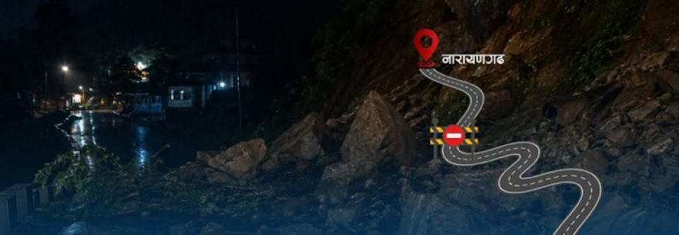 सुख्खा पहिरो खस्दा पृथ्वीराजमार्ग पूर्णरूपमा अवरुद्ध