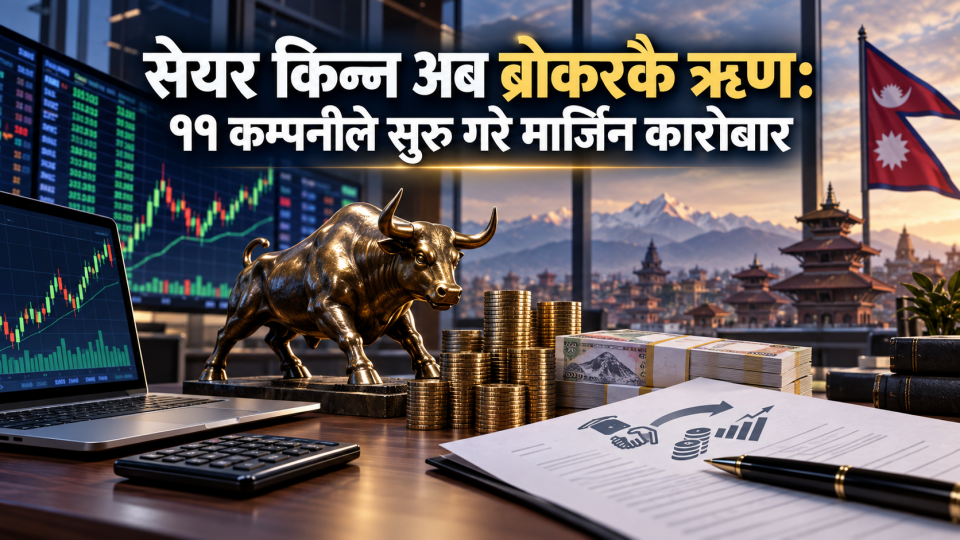 बैंकको विकल्प बन्दै ब्रोकर, ३०% रकम हालेर शतप्रतिशत सेयर किन्न सकिने