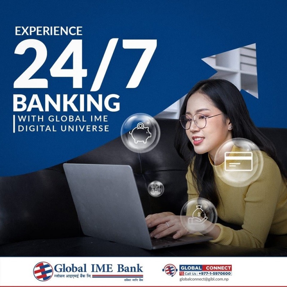 ग्लोबल आइएमई बैंकद्वारा अधिकांश बैंकिङ सेवाहरु अनलाइनबाटै प्रदान गर्ने गरी ‘डिजिटल युनिभर्स’ सञ्चालनमा