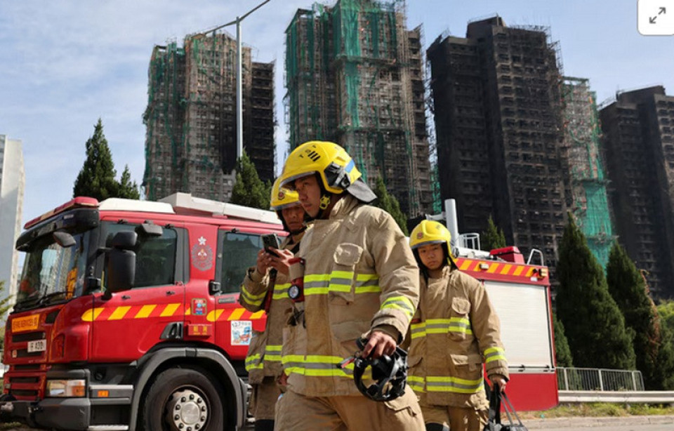 हङकङमा आगलागीमा मृत्यु हुनेको संख्या १२८ पुग्यो, २०० जना अझै बेपत्ता