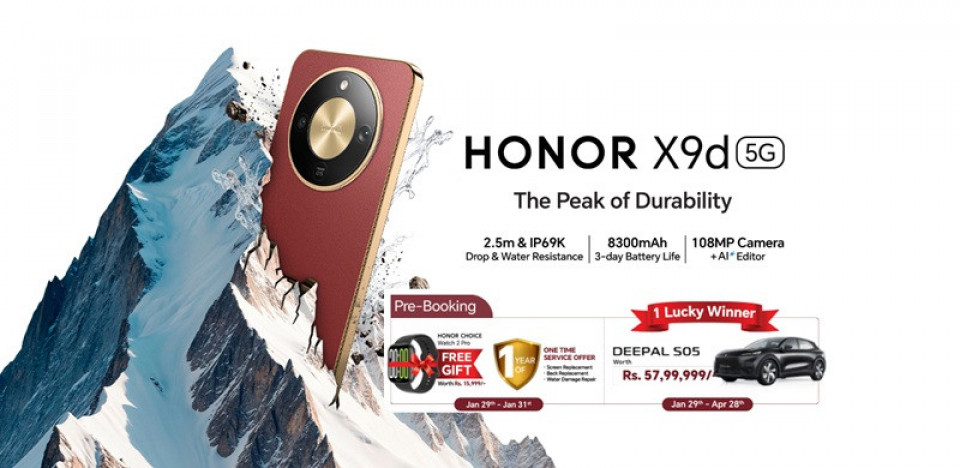 HONOR X9d प्रि–बुकिङ अफर: स्मार्टफोन किन्दै दीपल कार जित्ने अवसर