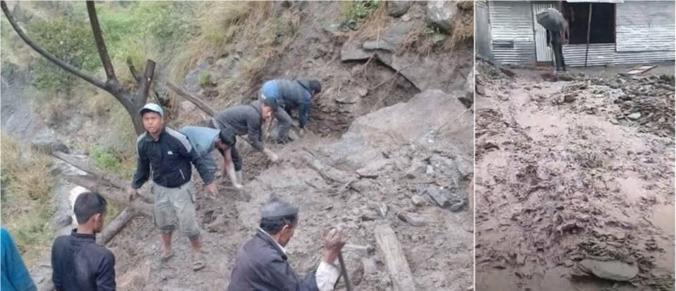 असिनासहितको वर्षापछि हुम्लाको नेप्कामा बाढी–पहिरो, भेडाबाख्रा र खेतीयोग्य जग्गामा क्षति, डाँफे आधारभूत विद्यालय बग्यो