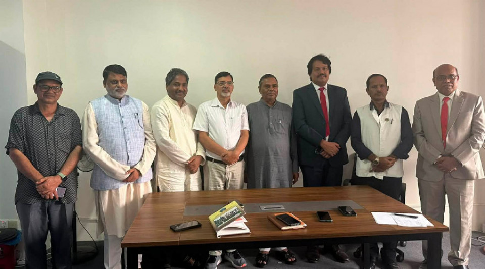 जनार्दन शर्मा, सीके राउत र उपेन्द्र यादवसहितका नेता ललितपुरमा छलफलमा