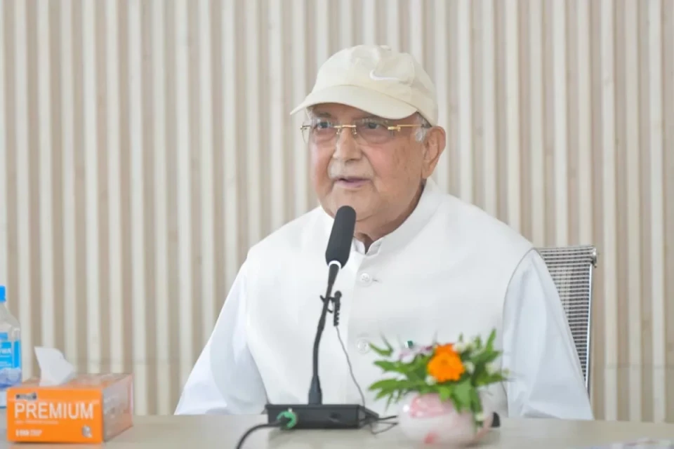बाढी प्रभावित क्षेत्रको अवस्था बुझ्न एमाले अध्यक्ष ओली गल्छी प्रस्थान