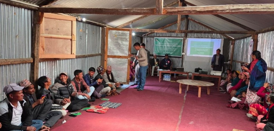 नबिल बैंकले १६ स्थानमा सिपमूलक वित्तीय साक्षरता तथा उद्यमशीलता विकास तालिम दिँदै