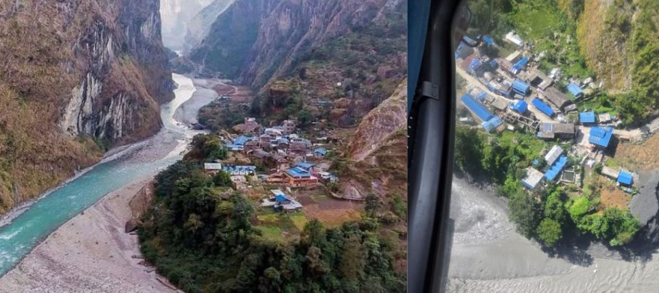 बूढीगण्डकीको बाढीले जगत गाउँको सम्पर्कविच्छेद, ९ घर बगे, २५ घरपरिवार प्रभावित