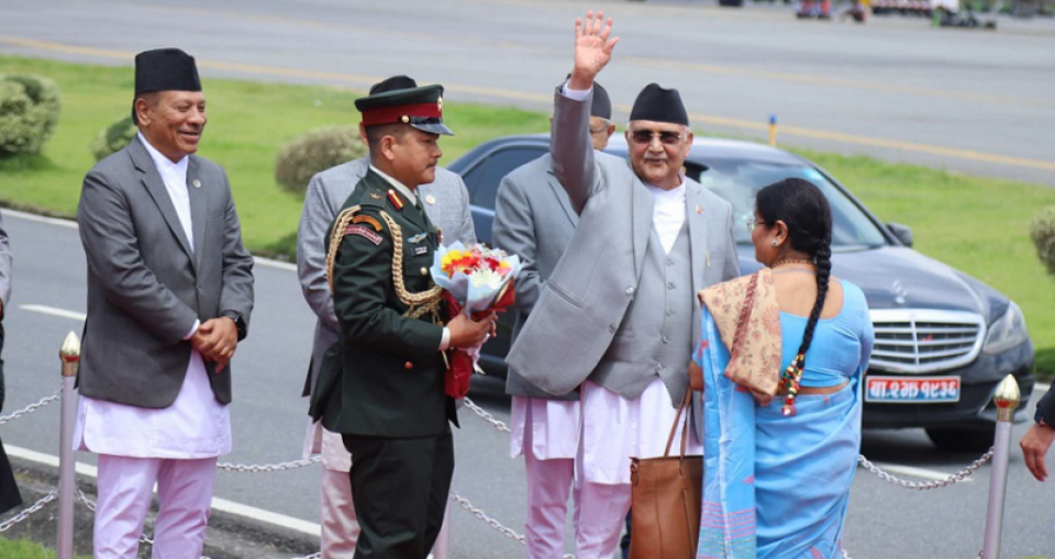 अमेरिका लागे प्रधानमन्त्री ओली