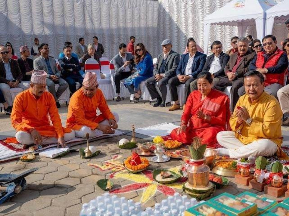 दरबारमार्गमा बन्दै २५ तले अन्नपूर्ण स्क्वायर, अध्यक्ष गुरूङ भन्छन्, ‘सुन्दर नेपालको सुन्दरताको प्रतीक हुनेछ’