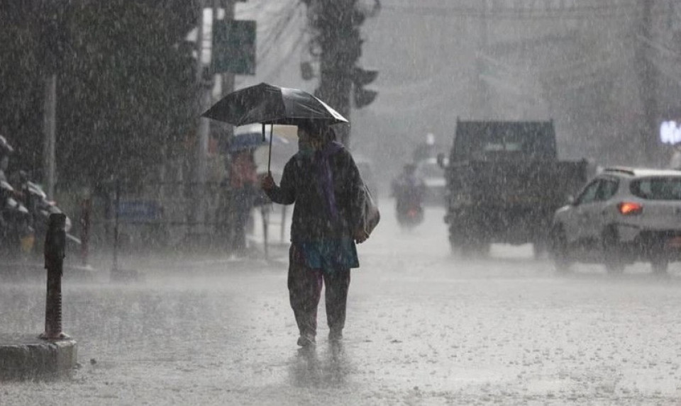 आज देशका यी स्थानमा भारी वर्षाको सम्भावना
