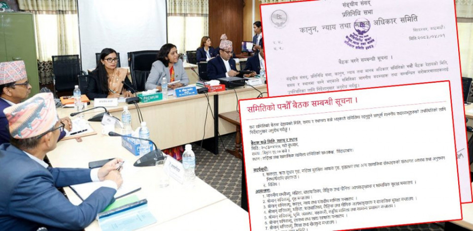 एउटै मुद्दामा दुई संसदीय समिति सक्रिय, बाल सुधार गृहबारे छुट्टाछुट्टै छलफल
