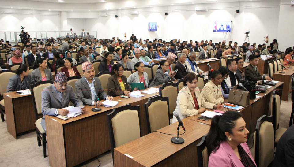 विपक्षीको अवरोधपछि प्रतिनिधिसभा बैठक भोलिसम्मका लागि स्थगित