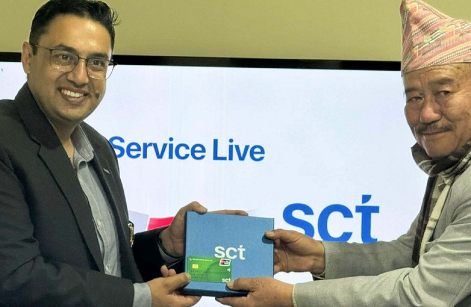 सालपा विकास बैंकबाट एससिटी–युनियन पे कार्ड सेवा सुरु