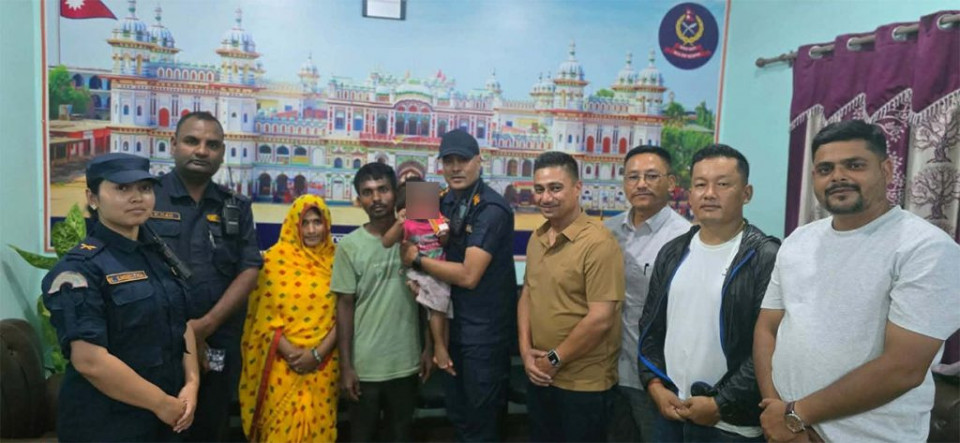 ११ दिनपछि सकुशल भेटिए धनुषाबाट अपहरित १५ महिने बालक, भारत भाग्दै गरेकी महिला पक्राउ