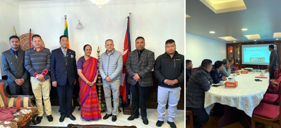 एनएससीसीआईका पदाधिकारी र श्रीलंकाका राजदूतबीच भेटघाट, व्यापार, लगानी र संयुक्त उद्यमलगायतका विषयमा छलफल