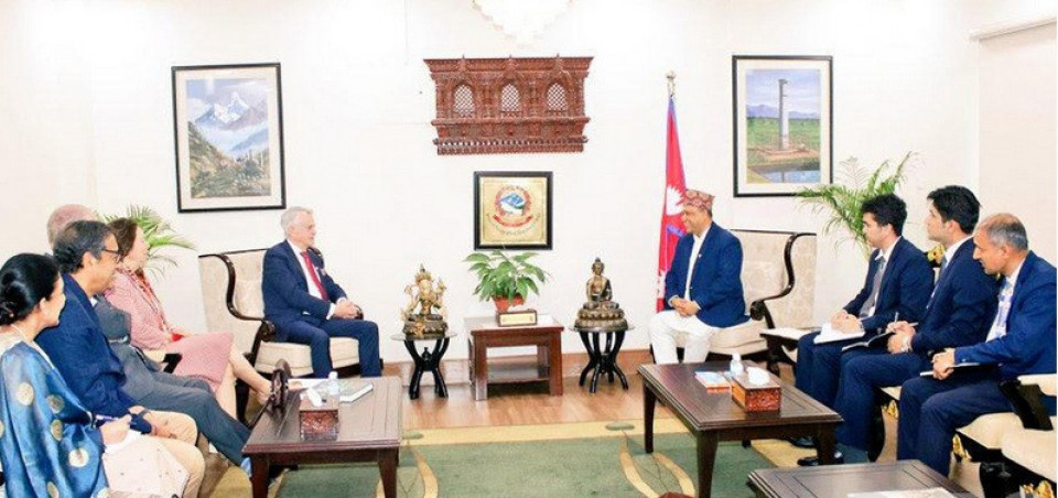 परराष्ट्रमन्त्री खनाल र अमेरिकी सहायक विदेशमन्त्री कपुरबीच भेटवार्ता