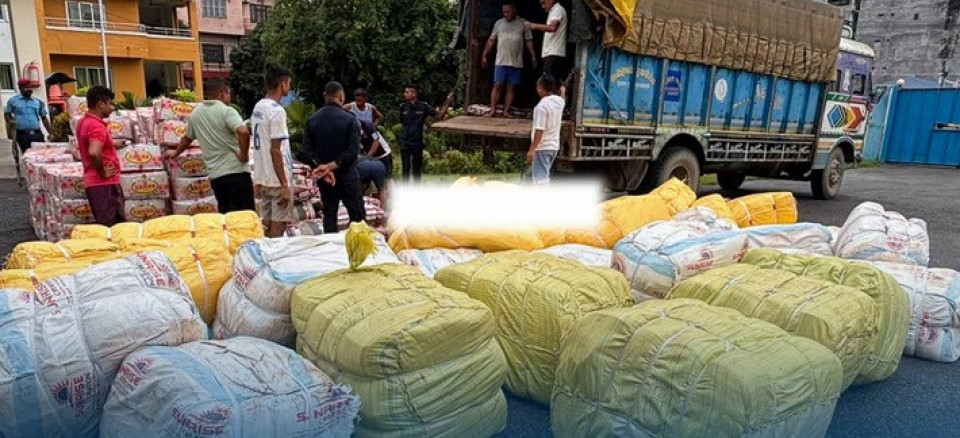 ठूलो परिमाणमा भन्सार छली ल्याइएका सामान प्रहरी नियन्त्रणमा