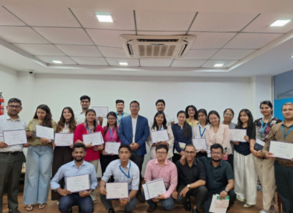 कुमारी क्यापिटलका कर्मचारीहरूलाई धितोपत्र बजारसम्बन्धी एकदिने AML/CFT तालिम प्रदान